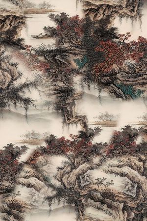 香云纱印花花型图片