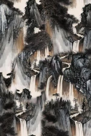 香云纱印花花型图片