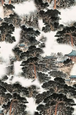 香云纱印花花型图片