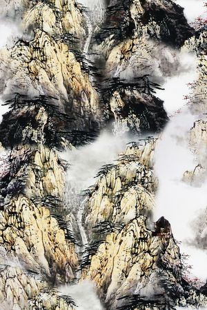 香云纱印花花型图片