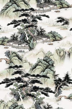香云纱印花花型图片