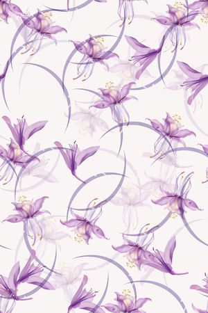 花卉印花花型图片