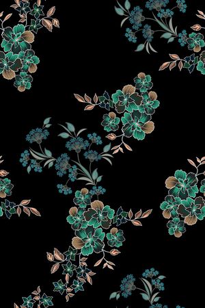 花卉印花花型图片