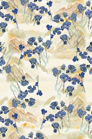 定位花印花花型图片