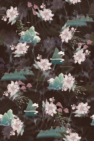 花卉印花花型图片