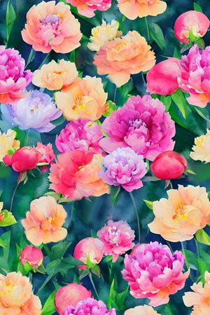 花卉印花花型图片