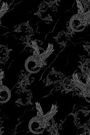 鸟印花花型图片