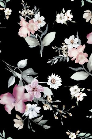 花卉印花花型图片