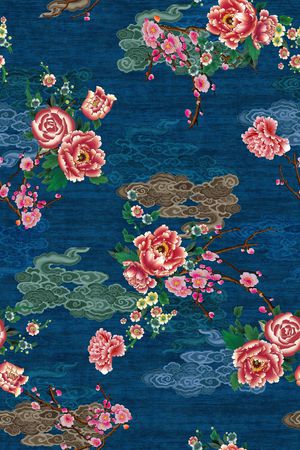 花卉印花花型图片