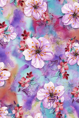 花卉印花花型图片