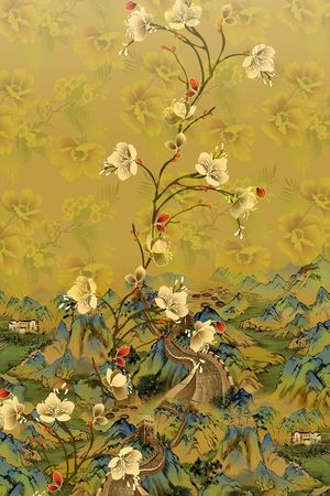 数码花型印花花型图片