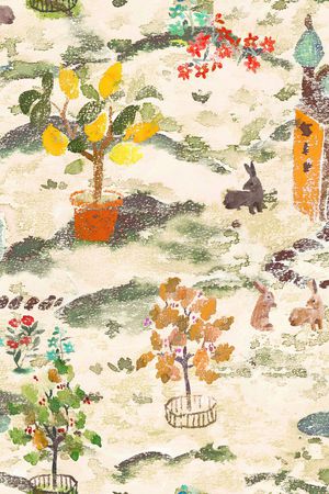 狐狸印花花型图片