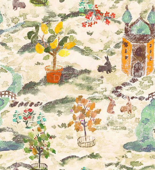 狐狸印花花型图片