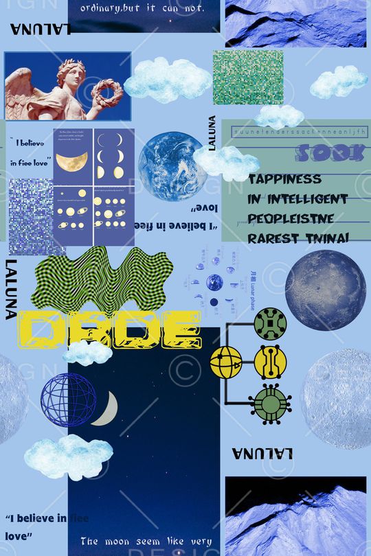 月亮印花花型图片