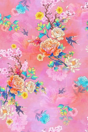 花卉印花花型图片