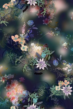 花卉印花花型图片