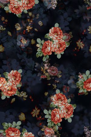 花卉印花花型图片