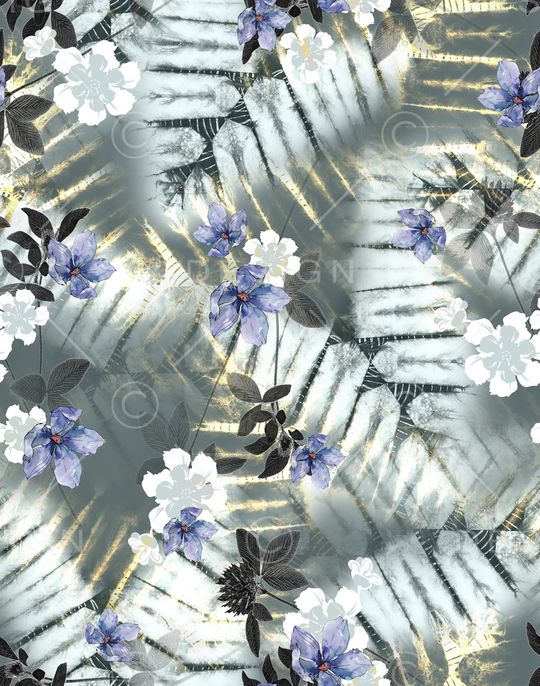 花卉印花花型图片
