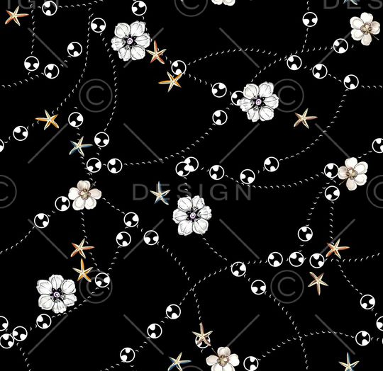 花卉印花花型图片