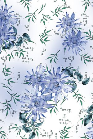 花卉印花花型图片