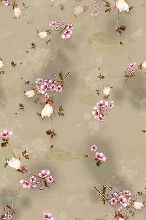 小清新印花花型图片
