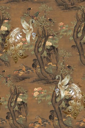 香云纱印花花型图片