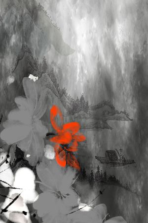 花卉印花花型图片