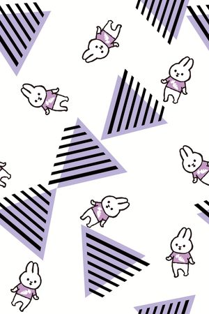 兔子印花花型图片