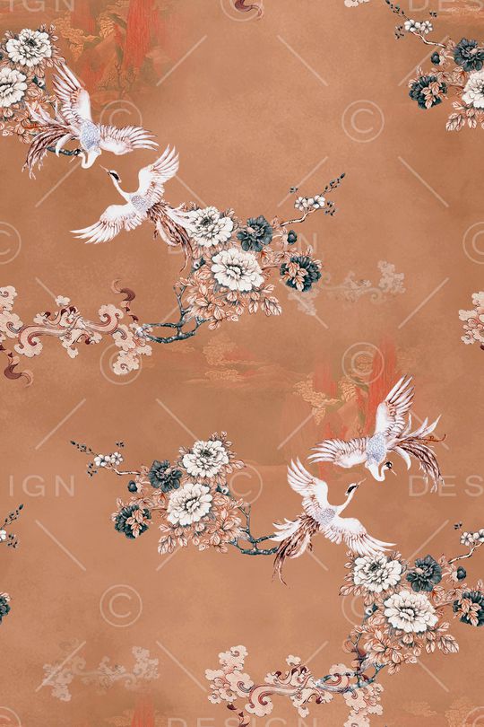 香云纱印花花型图片