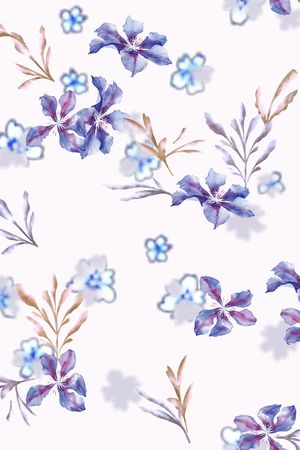 花卉印花花型图片