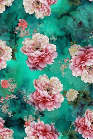 花卉印花花型图片