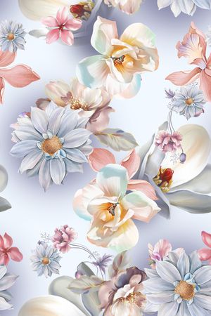 小清新印花花型图片