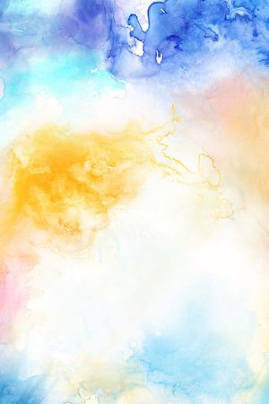 水彩印花花型图片