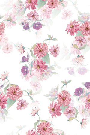 小清新印花花型图片
