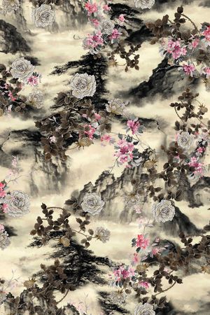 花卉印花花型图片