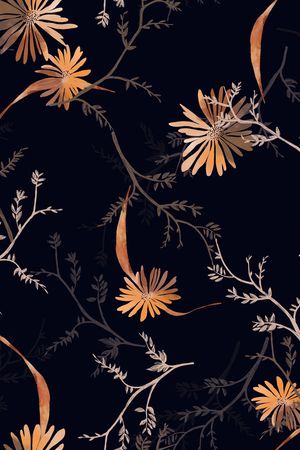 花卉印花花型图片