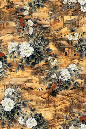 花卉印花花型图片