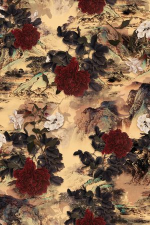 花卉印花花型图片