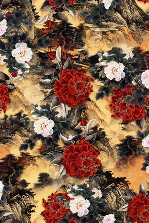 花卉印花花型图片