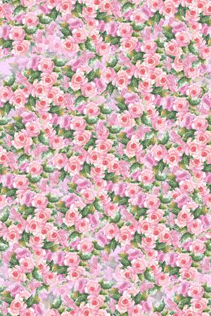 水彩印花花型图片