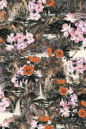 花卉印花花型图片