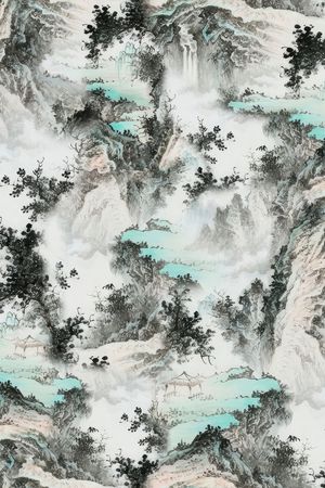 中国风印花花型图片