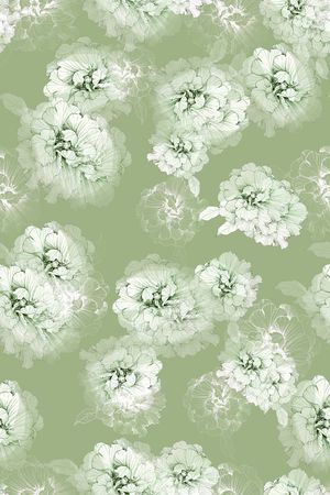 大花印花花型图片