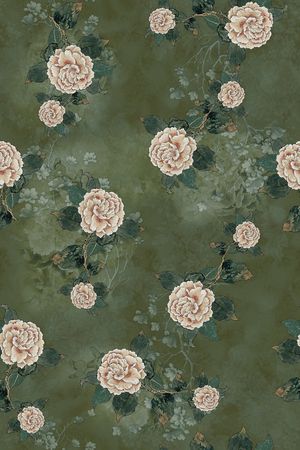复古印花花型图片