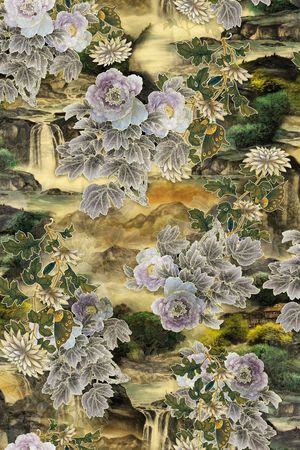 花卉印花花型图片