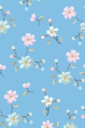 小雏菊印花花型图片