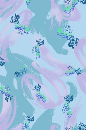 抽象印花花型图片