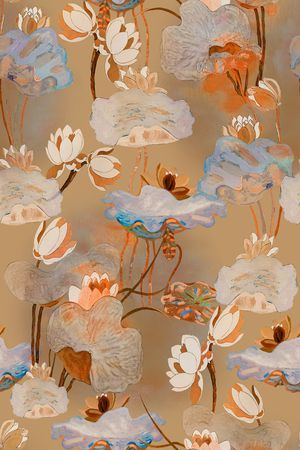 香云纱印花花型图片
