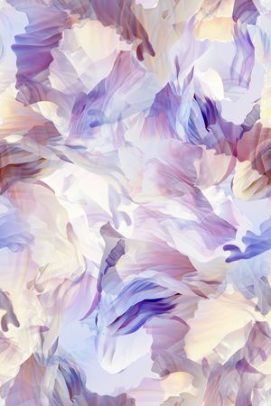 真丝印花花型图片
