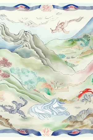 艺术印花花型图片